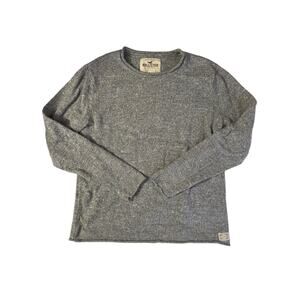 Hollister Sweater Gray Pullover Grunge Losercore Sweater Small